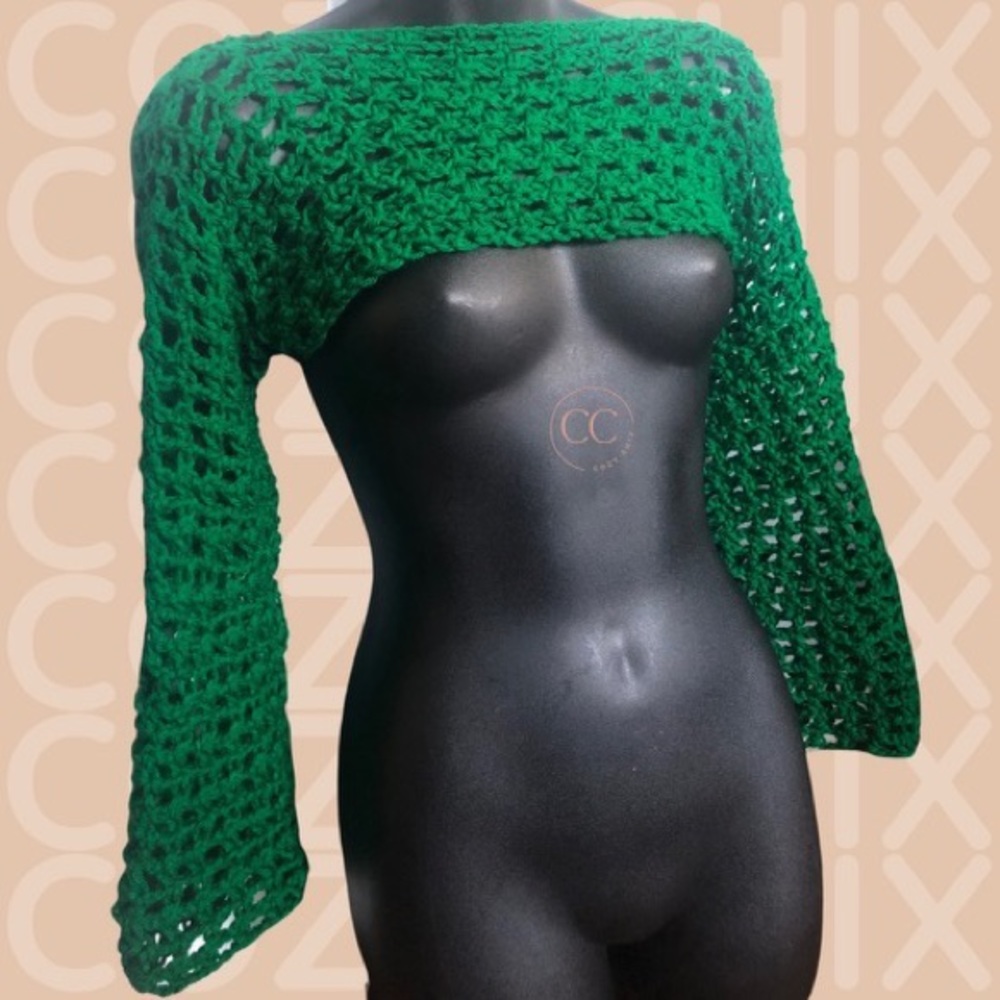 Just Chill: Handmade Crochet Bolero Top